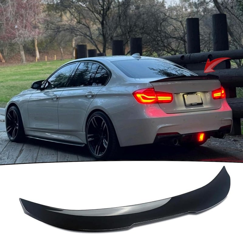 NeespoC Rear Trunk Spoiler Wing Fit for BMW F30 F80 M3 2012-2018 3 Series 320i/ 328d/ 330i/ 330e/ 335i/ 340i PSM Style Decklid Lip Exterior Accessories - Image 1